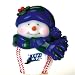 Tampa Bay Rays MLB Light-Up Musical Snowman Ornament (3")