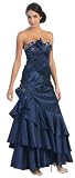 41yqWRA23hL. SL160  Strapless Junior Designer Prom Dress Long Gown #575 (8, Navy)