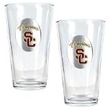 USC Trojans NCAA 2pc Pint Ale Glass Set
