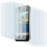 8x xubix x- safe Displayschutzfolie iPhone 4S iPhone 4 Schutzfolie (8 er Set Premium Protection