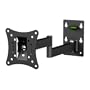 Ricoo � Monitor Halterung Monitorhalterung R02-11 Schwenkarm Wand TV Wandhalterung Schwenkbar Neigbar LCD LED Wandhalter f�r PC-Monitor und Fernseher mit 25 - 84cm (10 - 32") VESA / Lochabstand max. 100x100 universell passend fuer alle TV und Monitor Hersteller *** Wandabstand nur 68 mm ***