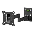 Ricoo � Monitor Halterung Monitorhalterung R02-11 Schwenkarm Wand TV Wandhalterung Schwenkbar Neigbar LCD LED Wandhalter f�r PC-Monitor und Fernseher mit 25 - 84cm (10 - 32") VESA / Lochabstand max. 100x100 universell passend fuer alle TV und Monitor Hersteller *** Wandabstand nur 68 mm ***