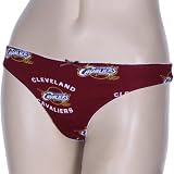 NCAA Cleveland Cavaliers Ladies Wine Supreme Thong Underwear (Small)
