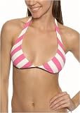 OndadeMar Candy Stripe halter bikini top