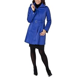 Product Image Mossimo® Black: Zipper Front Rain Jacket - Dancing <br/>Blue