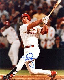 Mark McGwire Autographed Photograph - Hitting 8x10 - Autographed MLB PhotosB0055KDCWS