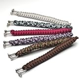 Cosmos ® 8 inches with Stainless Steel D Shackle Survival Bracelet Strap with Cosmos Fastening Strap