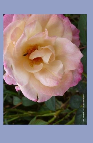 Rose and Bee 2016 Weekly Calendar: 2016 week by week calendar with a cover photo of a pink rose with a bee