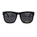 All Black Oversized Sunglasses Thick Frame Retro Classic Shades UV Protection