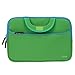 Evecase HP Stream 11 UltraPortable Handle Carrying Portfolio Neoprene Sleeve Case Bag for HP Stream 11 11-d010nr Notebook 11.6 inch Laptop - Green