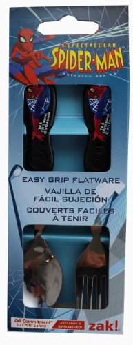 spiderman utensil set boys fork and spoon cheap price