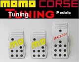 Momo R3000 Pedal Set - Manual Pedal Kit Color - Aluminum