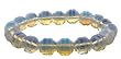 Carved Bead 10mm Stretch Bracelet - Opalite