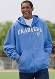 San Diego Chargers Pumped Up Hoodie, X-Large