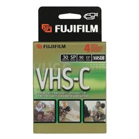 Fuji PRO TC-30 Recordable VHS Cassette Tapes ( 4 pack h/t )