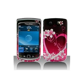 BlackBerry Torch 9800 Graphic Case - Purple Love