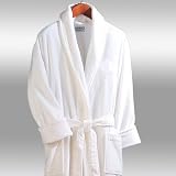 Apparel : White XXL Terry Bathrobe. Heavy 24oz. Full Length 54 Inches
