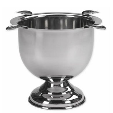 4 Stirrup Tall Stinky Cigar Ashtray, Polished Stainless Steel On Sale