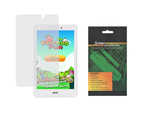 iShoppingdeals - 2X Clear Screen Protector Guard Shield Film for Acer Iconia Tab 8