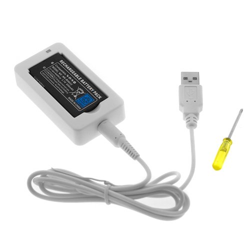 Rechargeable Battery Pack with USB Charger for Nintendo DSI NDSi