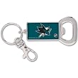 San Jose Sharks Bottle Opener Metal Keychain