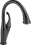 Delta Faucet 9192T-AR-DST アディソン シングル ハンドル プル-ダウン キッチン 蛇口 Touch2O テクノロジー アークティック ステンレス (ベネチア ブロンズ)【並行