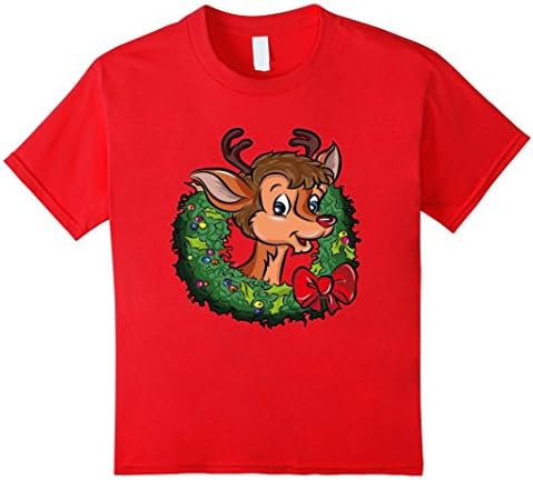 Rudolph the Red Nosed Reindeer T Shirt - Kids 8 - Red