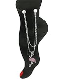 Fashion Jewelry ~ Flamingo Accented with Pink Crystals Charm Anklet