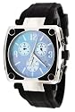 Adee Kaye #AK4051-L1 Women's Black Lady Shox Collection Chronograph Watch