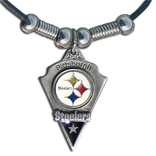 NFL Pittsburgh Steelers Leather Cord Necklace