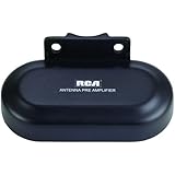 RCA TVPRAMP1R Preamplifier for Outdoor Antenna Performance Enhancement & Extension (use with ANT3038XR & ANT3036XR), Black