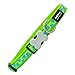 Red Dingo Stars Dog Collar, Lime Green/Blue, 15mm