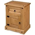 Corona solid pine bedside cabinet