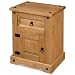 Corona solid pine bedside cabinet