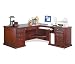 Huntington Cherry LDesk with Right Return Huntington Cherry by Kathy Ireland