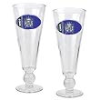 Sacramento Kings 2pc Pilsner Glass Set with Basketball on stem - Oval Logo NBA Basketball