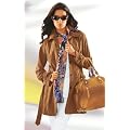 VON ASHLEY BROOKE HANDSCHUHWEICHE LEDER-JACKE IM TRENCH-STYLE COGNAC