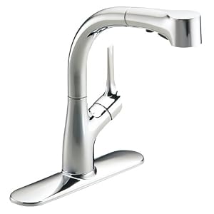 Kohler K-13963-VS Elate Pullout Kitchen Faucet, Vibrant Stainless