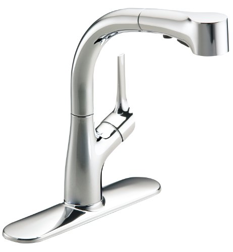Kohler K-13963-VS Elate Pullout Kitchen Faucet, Vibrant Stainless