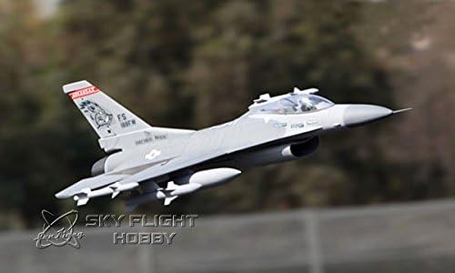 8 CH SKY FLIGHT HOBBY GRAY F-16 EX V2 70mm RC EDF Jet KIT