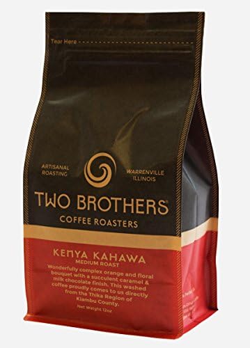 Two Brothers Coffee Roasters Kenya Kahawa - (washed process) - Fresh Coffee Beans - 12oz - whole bean