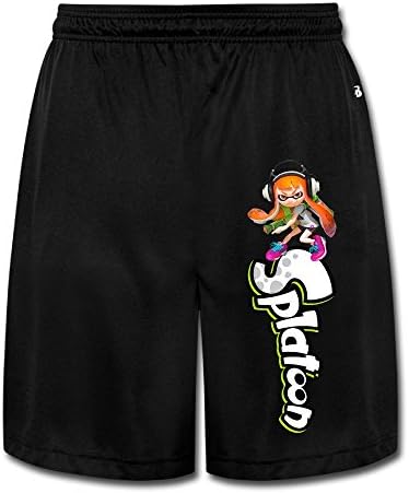 Rebirth Sport Men's Splatoon Game Cotton Sweatpants Shorts