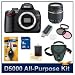 Nikon D5000 12.3 MP DX Digital SLR Camera 2.7-inch Vari-angle LCD With Tamron 18-250mm F/3.5-6.3 AF Di-II LD Aspherical (IF) Macro Lens for Nikon Digital SLR Cameras . A Super Value Bundle Also Includes Deluxe SLR Holster Case, Lens Cleaning Kit, Dust Rem