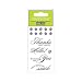 Simple Messages Sparkle Clear Stamps (Hero Arts) CL173