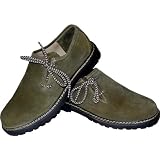 Haferlschuhe Franzl Trachtenschuhe Wildleder mit Seitenschn�rung - braun -von "Haferlschuhe"