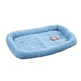 Slumber Pet Sherpa Dog Crate Bed, X-Small, Sky Blue
