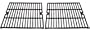 Music City Metals 63922 Gloss Cast Iron Cooking Grid Replacement for Select Kenmore and Uniflame Gas Grill Models, Set of 2