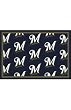 10'9" x 13'2" Rectangular Made-to-Order Milliken Area Rug Repeat Machine Made USA "MLB Milwaukee Brewers Collection"