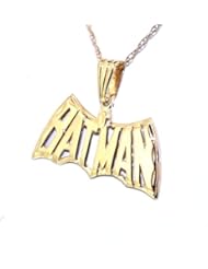 14K Yellow Gold Batman Charm
