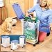 IRIS Airtight Pet Food Storage Container, 30 Quart, Blue